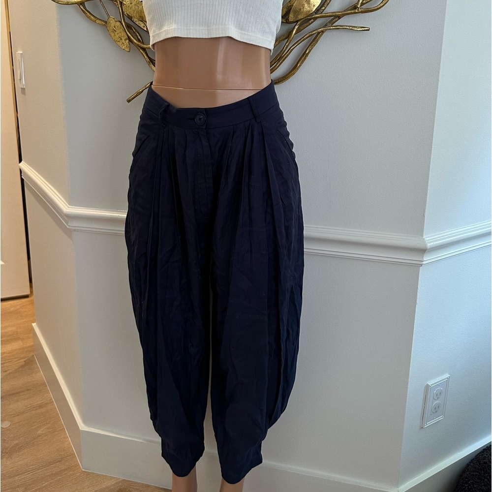ANTHROPOLOGIE pleated trousers
